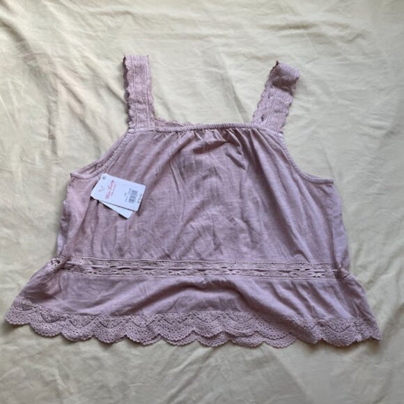 Lucky Brand | Crochet Lace Tank Top | Blush Pink | Size S - Picture 2 of 3
